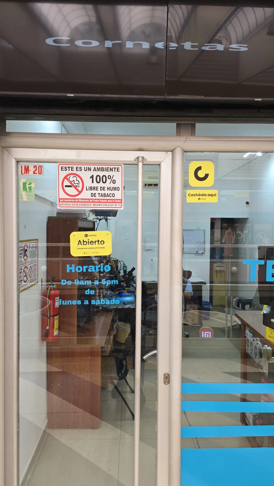 Entrada y Horario